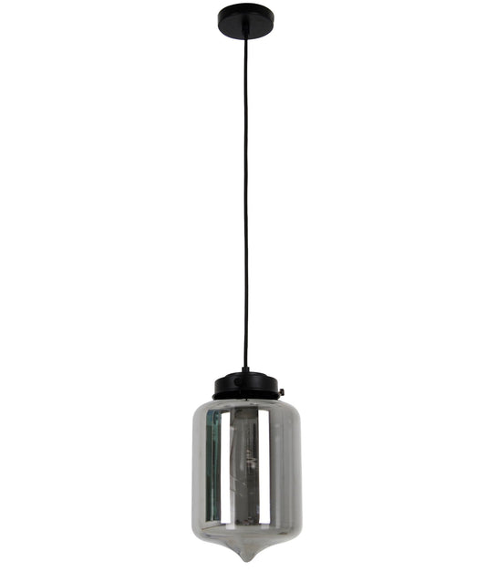 Pendant ES Smoked Glass Tipped Oblong OD180mm