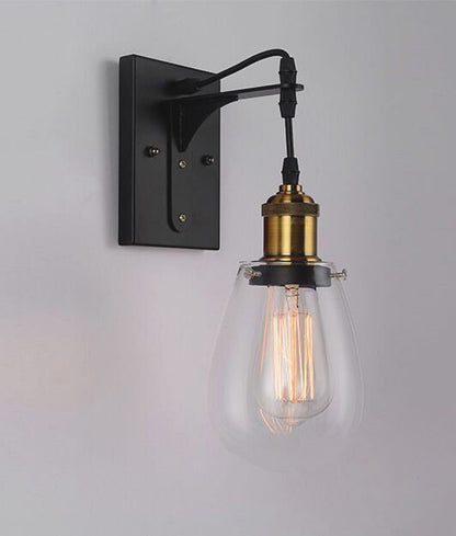 CLA Interior Wall Light Black 1x E27